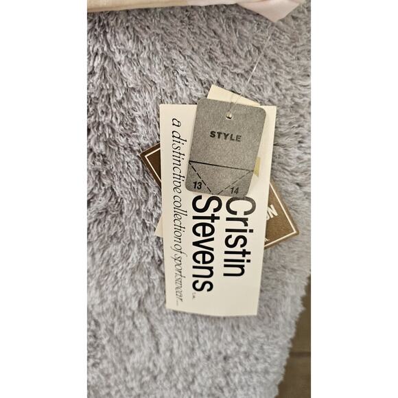 Vintage with TAGS Cristin Stevens Purple Teal Yellow Shirt Short Sleeve 13 14 L - Picture 2 of 4